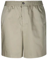 Order Ami Paris AMIPARIS Solid Color Elastic Waist Casual Shorts Green. HSO303CO0009-317