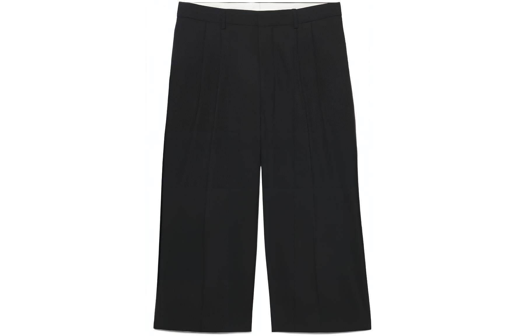 Ami Paris AMIPARIS  Solid Color Loose-Fit Fashion Casual Pants HTR410-244001