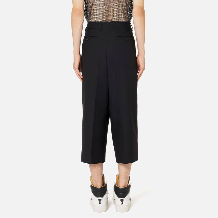 Shop Ami Paris AMIPARIS 純色寬鬆時尚休閒長褲 HTR410-244001