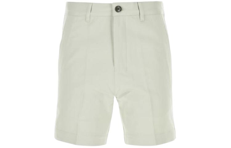 Ami Paris AMIPARIS  White Casual Straight Fit Zipper Shorts HSO004CO0009-193
