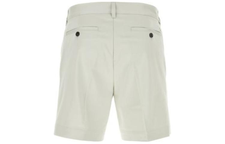 Lookbook Ami Paris AMIPARIS 白色休閒直筒拉鍊短褲 HSO004CO0009-193