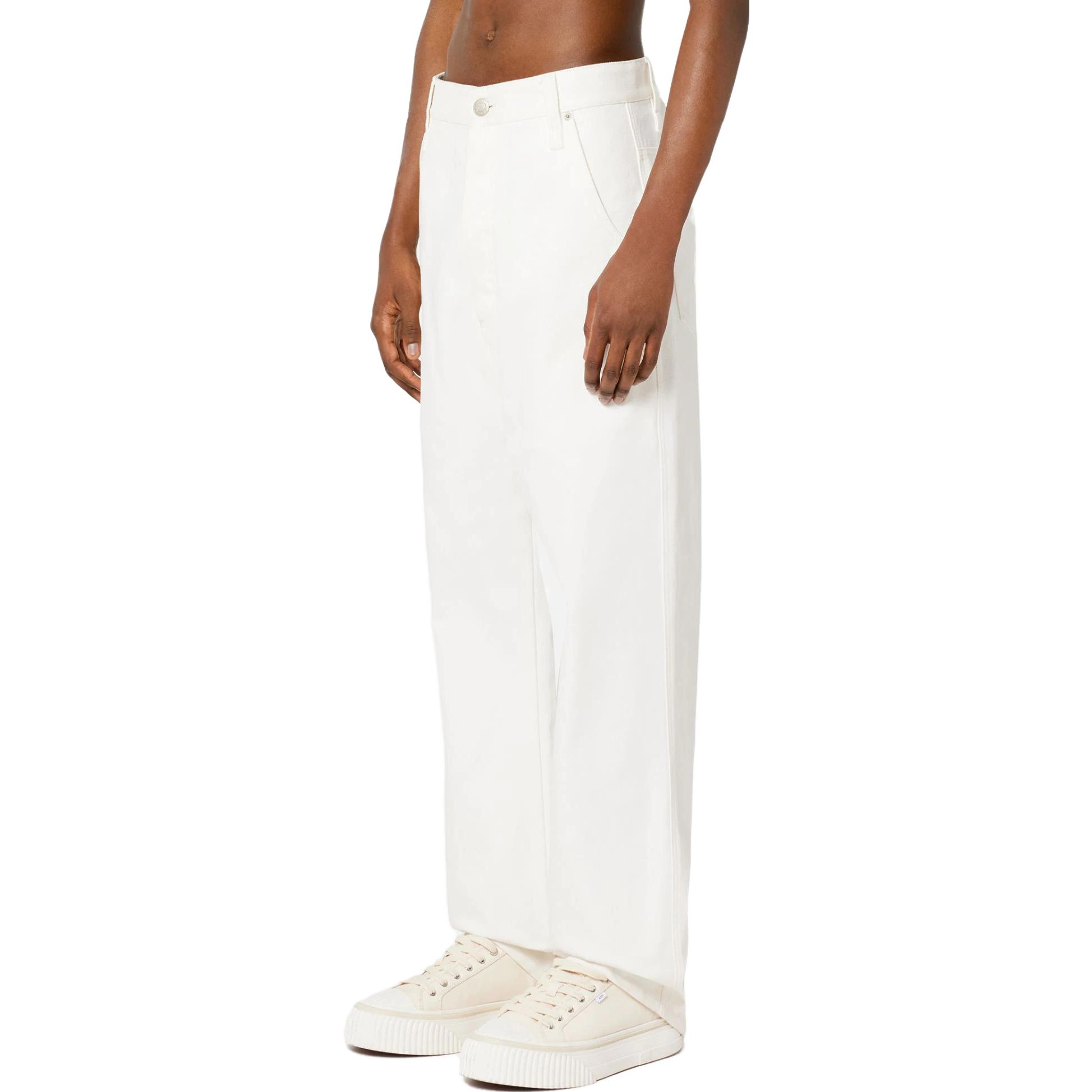 Purchase Ami Paris Seluar Track Kaki Lebar Putih dengan Logo dan Jalur Sisi. HTR102CO0033-168