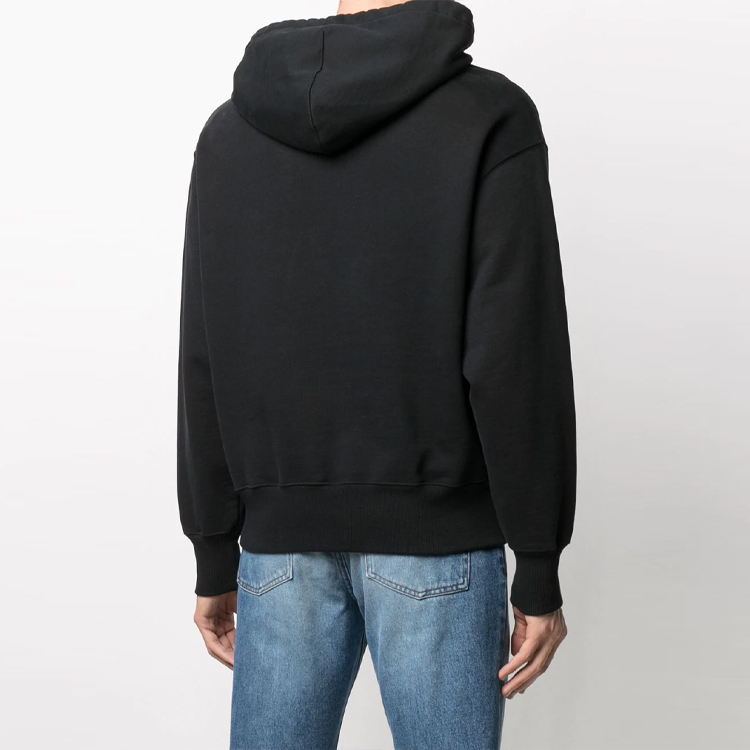 Ami Paris AMIPARIS Black Heart Logo Hoodie Unisex Couple Outfit. E21HJ058747-001 圖 4