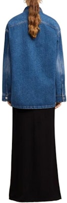 아미파리 AMIPARIS 블루 하트 패턴 데님 재킷 버튼업 칼라 유니섹스. UJK253DE0025-480 Purchase 아미파리 AMIPARIS 블루 하트 패턴 데님 재킷 버튼업 칼라 유니섹스. UJK253DE0025-480