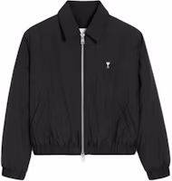 Ami Paris AMIPARIS De Coeur Classic Metal Heart Nylon Padded Jacket Unisex Black HJK034PA0009-001 Ami Paris AMIPARIS De Coeur Classic Metal Heart Nylon Padded Jacket Unisex Black HJK034PA0009-001