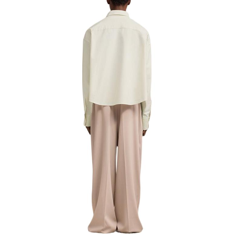 Ami Paris AMIPARIS De Coeur SS24 White Unisex Heart Pattern Loose Button-Up Shirt USH133CO0031-193 圖 5