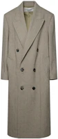 Ami Paris AMIPARIS Double-Breasted Coat Light Brown Unisex Long Sleeve Blazer Style FCO317WV0015268 Ami Paris AMIPARIS Double-Breasted Coat Light Brown Unisex Long Sleeve Blazer Style FCO317WV0015268