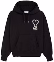 Order Ami Paris AMIPARIS Embroidered Logo Unisex Pullover Sweatshirt Black. A20HJ057-747