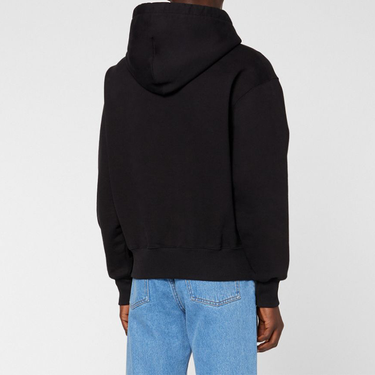 Purchase Ami Paris AMIPARIS 刺绣Logo男女同款黑色套头卫衣. A20HJ057-747