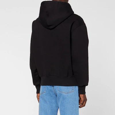 Ami Paris AMIPARIS 刺绣Logo男女同款黑色套头卫衣. A20HJ057-747 Purchase Ami Paris AMIPARIS 刺绣Logo男女同款黑色套头卫衣. A20HJ057-747