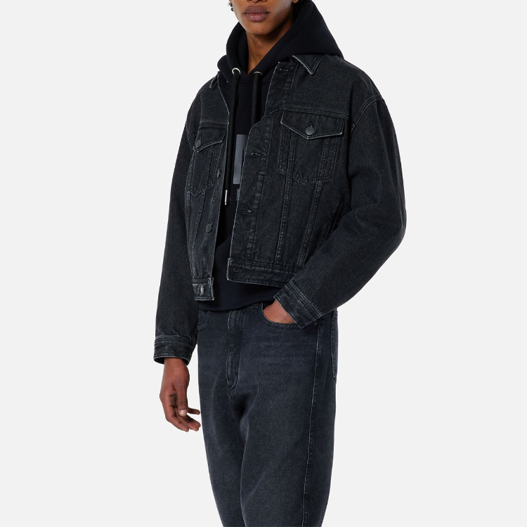 Ami Paris AMIPARIS FW21  Black Letter Print Sweatshirt. H21HJ062-749001 圖 5