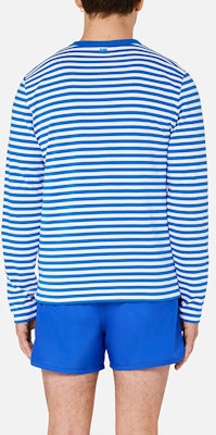 Ami Paris AMIPARIS FW21 蓝白拼色条纹长袖休闲T恤 A21HJ10672-406 Shop Ami Paris AMIPARIS FW21 蓝白拼色条纹长袖休闲T恤 A21HJ10672-406