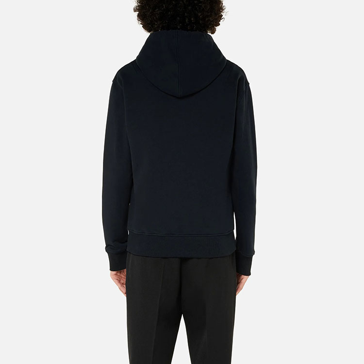Ami Paris AMIPARIS FW21 Ami De Coeur Black Zip-Up Hoodie for Men. A21HJ006730-001 圖 5