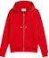 Buy Ami Paris FW21 Sudadera Roja Ami De Coeur con Bordado y Capucha Ajustable. A21HJ006730-600