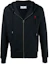 Order Ami Paris AMIPARIS FW21 Ami De Coeur Zip Hoodie Jacket Navy Blue Menswear E21HJ006730-410