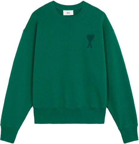 ami-paris-amiparis-fw-21-de-coeur-logo-embroidered-green-crewneck-sweatshirt-men-a21-hj-028747-300