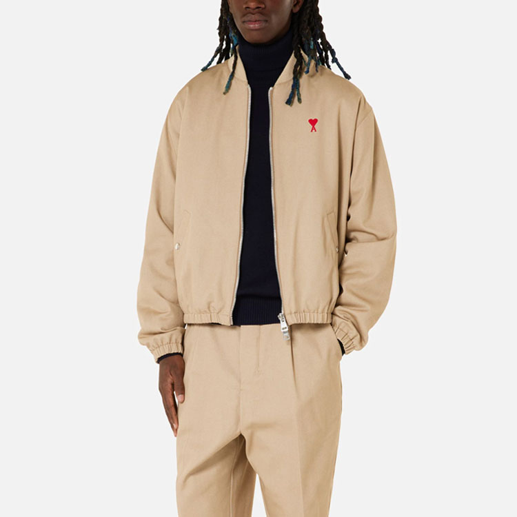 Ami Paris AMIPARIS FW21 Navy Blue  Wool Sweater with Heart Logo. H21HK202-001410 圖 5