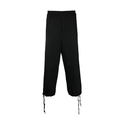 Ami Paris AMIPARIS FW21 Solid Jogger Drawstring Pants Men’s Black. A21HT210-203001