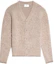 Order 아미파리 FW22 베이지 브이넥 버튼업 니트 가디건 스웨터. HKC153028-250