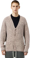 Details for Ami Paris AMIPARIS FW22 Beige Solid V-Neck Button-Up Knit Cardigan Sweater. HKC153028-250