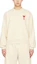 Lookbook Ami Paris FW22 Sudadera Bordada con Corazón - Blanco Roto. SPEUSW022747-150