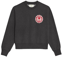 Ami Paris AMIPARIS FW22 Grey Heart Logo Crewneck Knit Sweatshirt. USW011739-020 Ami Paris AMIPARIS FW22 Grey Heart Logo Crewneck Knit Sweatshirt. USW011739-020