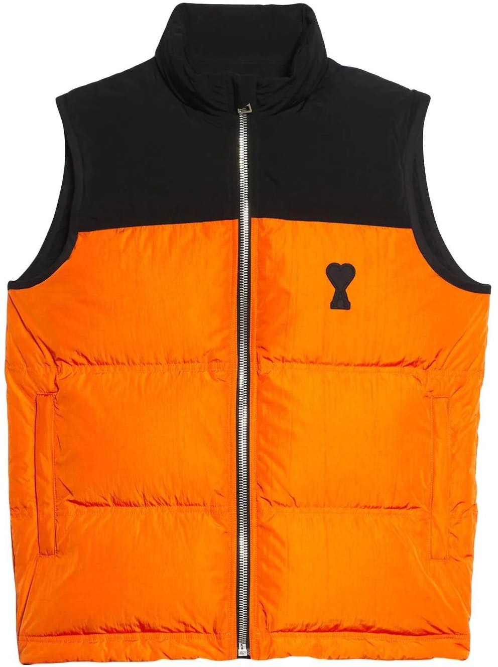 ami-paris-amiparis-fw-22-orange-logo-print-colorblock-zip-vest-hjk-701276-015