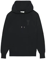Ami Paris AMIPARIS FW22 Ami De Coeur Logo Heart Black Hoodie Unisex Casual Wear. USW202747-001 Ami Paris AMIPARIS FW22 Ami De Coeur Logo Heart Black Hoodie Unisex Casual Wear. USW202747-001
