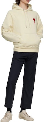 Ami Paris AMIPARIS 2022秋冬经典Logo印花白色男士卫衣 SPEUSW222-747-150 Lookbook Ami Paris AMIPARIS 2022秋冬经典Logo印花白色男士卫衣 SPEUSW222-747-150