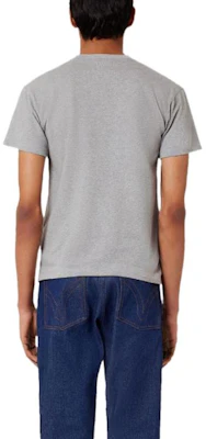 Ami Paris Baju-T Lelaki Kelabu Logo Cetak Lengan Pendek FW22. HTS010702-055 Shop Ami Paris Baju-T Lelaki Kelabu Logo Cetak Lengan Pendek FW22. HTS010702-055