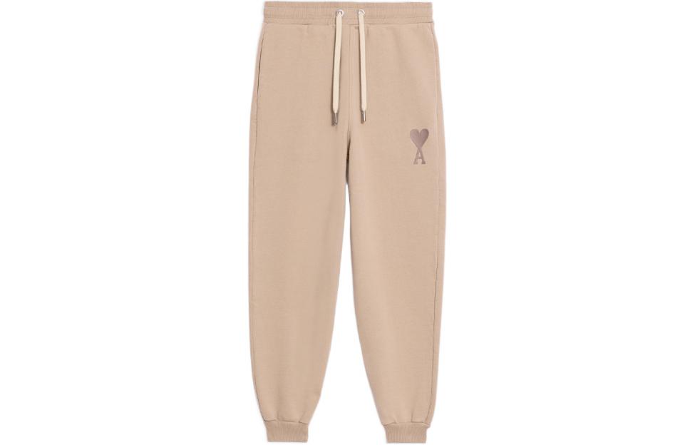 Order Ami Paris AMIPARIS FW22 男女款愛心刺繡休閒褲 卡其色 秋季系列 UTR202747-267