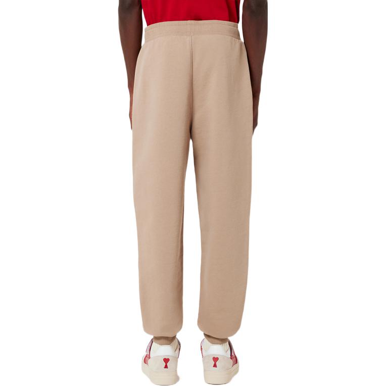 Shop Ami Paris AMIPARIS FW22 男女款愛心刺繡休閒褲 卡其色 秋季系列 UTR202747-267