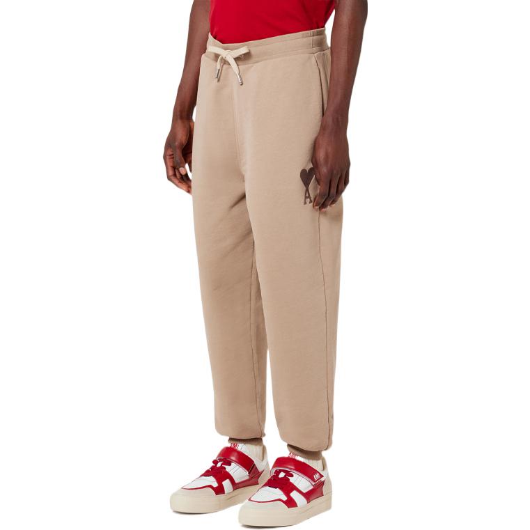 Purchase Ami Paris AMIPARIS FW22 男女款愛心刺繡休閒褲 卡其色 秋季系列 UTR202747-267