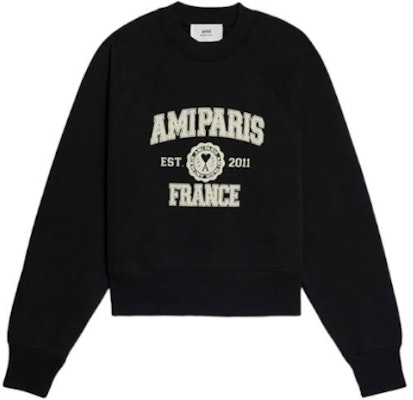 Sudadera Unisex Negra Ami Paris AMIPARIS FW22 con Logo Estampado. USW010747-001 Buy Sudadera Unisex Negra Ami Paris AMIPARIS FW22 con Logo Estampado. USW010747-001