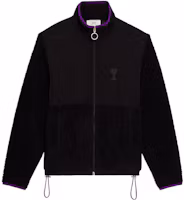 Order Ami Paris AMIPARIS FW22 純色刺繡Logo夾克 男士 黑色 HJK007761-025