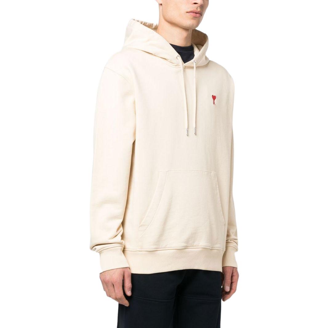 Ami Paris AMIPARIS FW22 Unisex Beige Sweatshirt with Heart Logo Print for Couples. USW200730-709 圖 5
