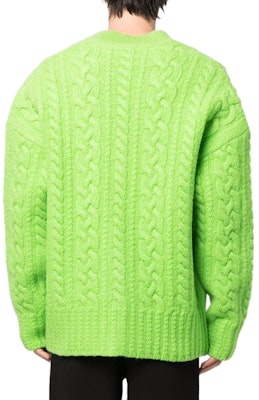 Ami Paris FW22 綠色羊毛單扣針織外套 (中性款)。 UKC151017300 Purchase Ami Paris FW22 綠色羊毛單扣針織外套 (中性款)。 UKC151017300