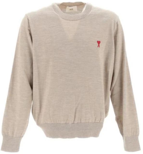 ami-paris-amiparis-fw-23-heart-embroidery-merino-wool-sweater-in-champagne-hks-111-kn-0025265