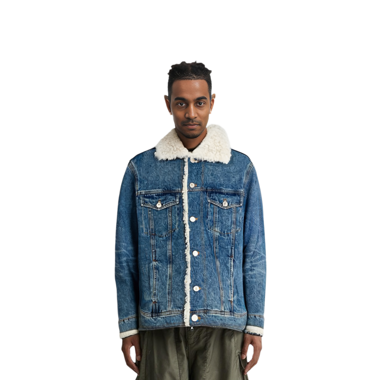 Purchase Ami Paris AMIPARIS FW23 單排扣加絨長袖夾克外套 UJK239DE0016-480