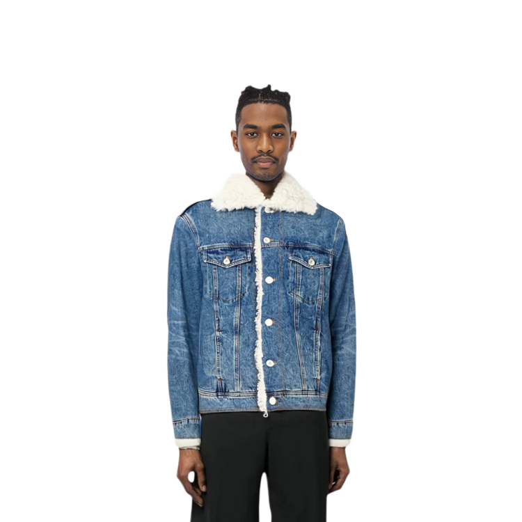 Sizing Ami Paris AMIPARIS FW23 單排扣加絨長袖夾克外套 UJK239DE0016-480