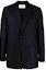 Buy Ami Paris AMIPARIS FW23 Blazer Slim Fit Navy Blue Single-Breasted. H23UJK010WV0-020