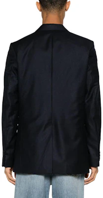 Ami Paris AMIPARIS FW23 Blazer Slim Fit Navy Blue Single-Breasted. H23UJK010WV0-020 Shop Ami Paris AMIPARIS FW23 Blazer Slim Fit Navy Blue Single-Breasted. H23UJK010WV0-020