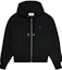 Buy Ami Paris AMIPARIS FW23 Black Heart Logo Cotton Zip Hoodie Unisex Casual Oversized Jacket. USW415747-001