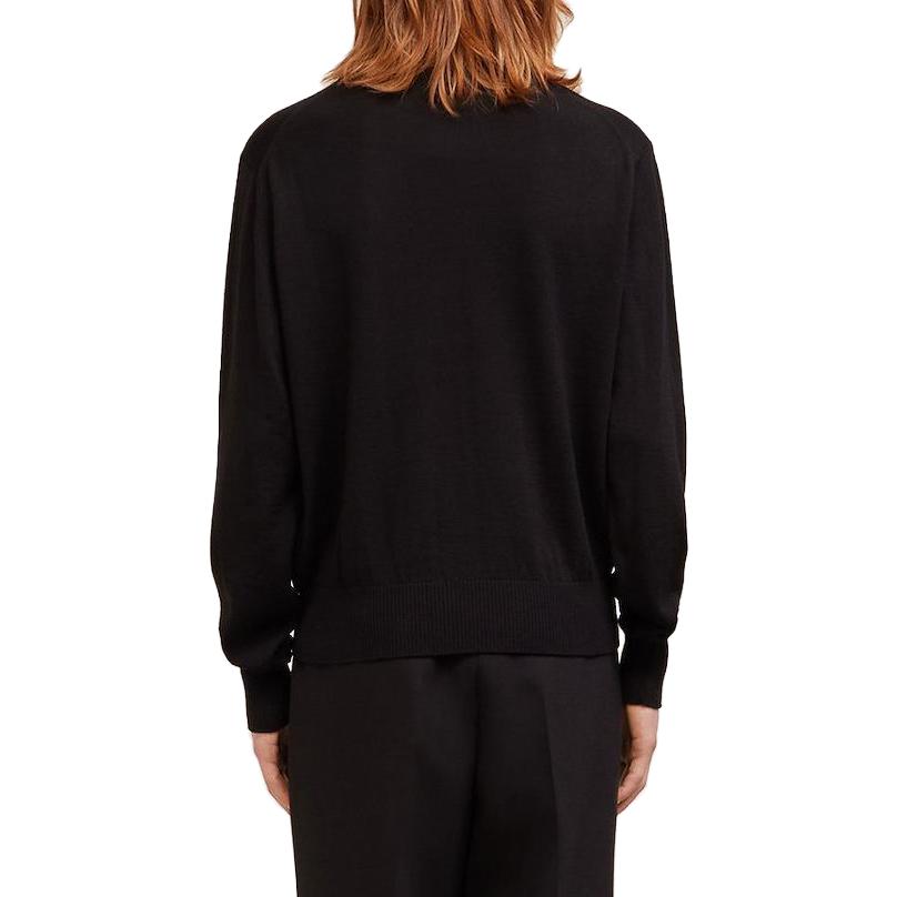 Ami Paris AMIPARIS FW23 Heart Pattern Turtleneck Pullover Sweater Unisex Black HKS411KN0025001 圖 4