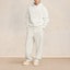 Lookbook Ami Paris FW23 愛心棉質連帽衫 男女寬鬆版 米白色。 SPUSW217740-150