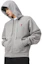 Details for Ami Paris AMIPARIS FW23 Small Heart Cotton Hoodie Zip Jacket Unisex Smoke Grey USW4157472-055
