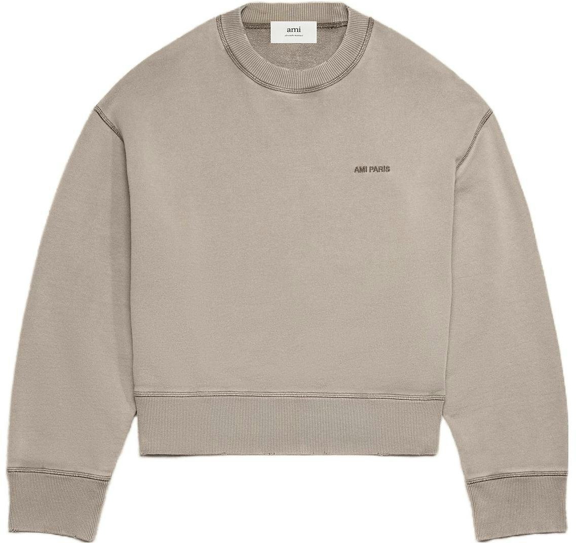 ami-paris-amiparis-fw-23-unisex-designer-washed-cotton-pullover-sweatshirt-clay-usw-016-je-0052263