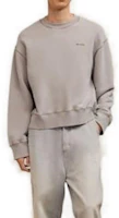 Lookbook Ami Paris AMIPARIS FW23 Unisex Designer Washed Cotton Pullover Sweatshirt - Clay. USW016JE0052263
