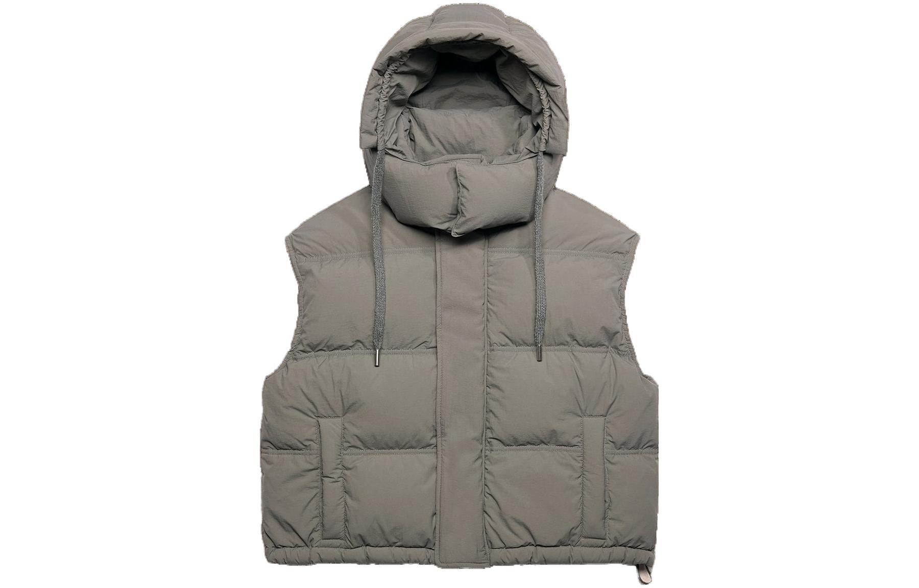 Ami Paris AMIPARIS FW23 Unisex Lightweight Down Jacket Vest in Gray. UJK702PA0009-087 圖 2