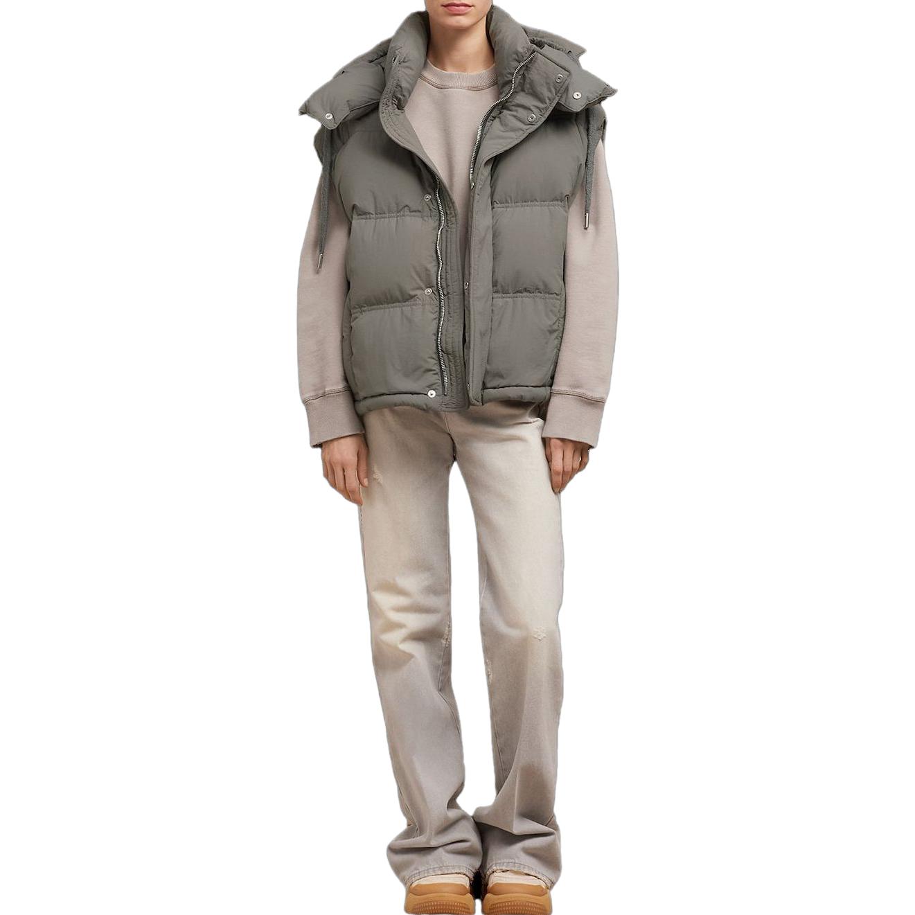 Ami Paris AMIPARIS FW23 Unisex Lightweight Down Jacket Vest in Gray. UJK702PA0009-087 圖 3